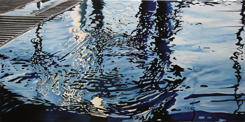 Lissabon, 50 x 100 cm, Öl auf Leinwand, 2017 - verkauft -
