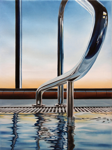 Sonnenuntergang, 75 x 55 cm, Öl auf Leinwand, 2019 - verkauft -