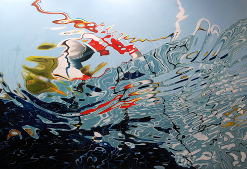 New York, 120 x 220 cm, Öl auf Leinwand, 2018