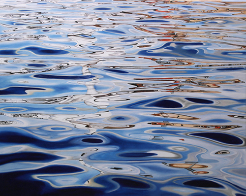 Spree Spiegelung, 80 x 100 cm, Öl auf Leinwand, 2016 - verkauft -
