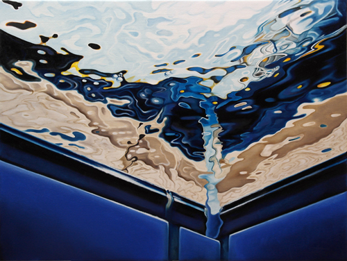 Untersicht, 60 x 80 cm, Öl auf Leinwand, 2018