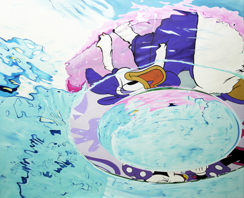 Daisy, 100 x 120 cm, �l auf Leinwand, 2026